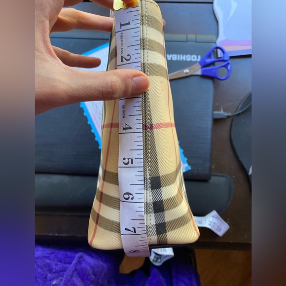 BURBERRY NOVA CHECK MINI TOTE HANDBAG - Picture 3 of 3